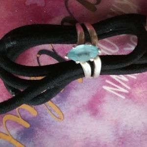 Jewelry - GENUINE Aquamarine Sterling Silver Ring ๐ Jewelry - GENUINE Aquamarine Sterling Silver Ring ๐